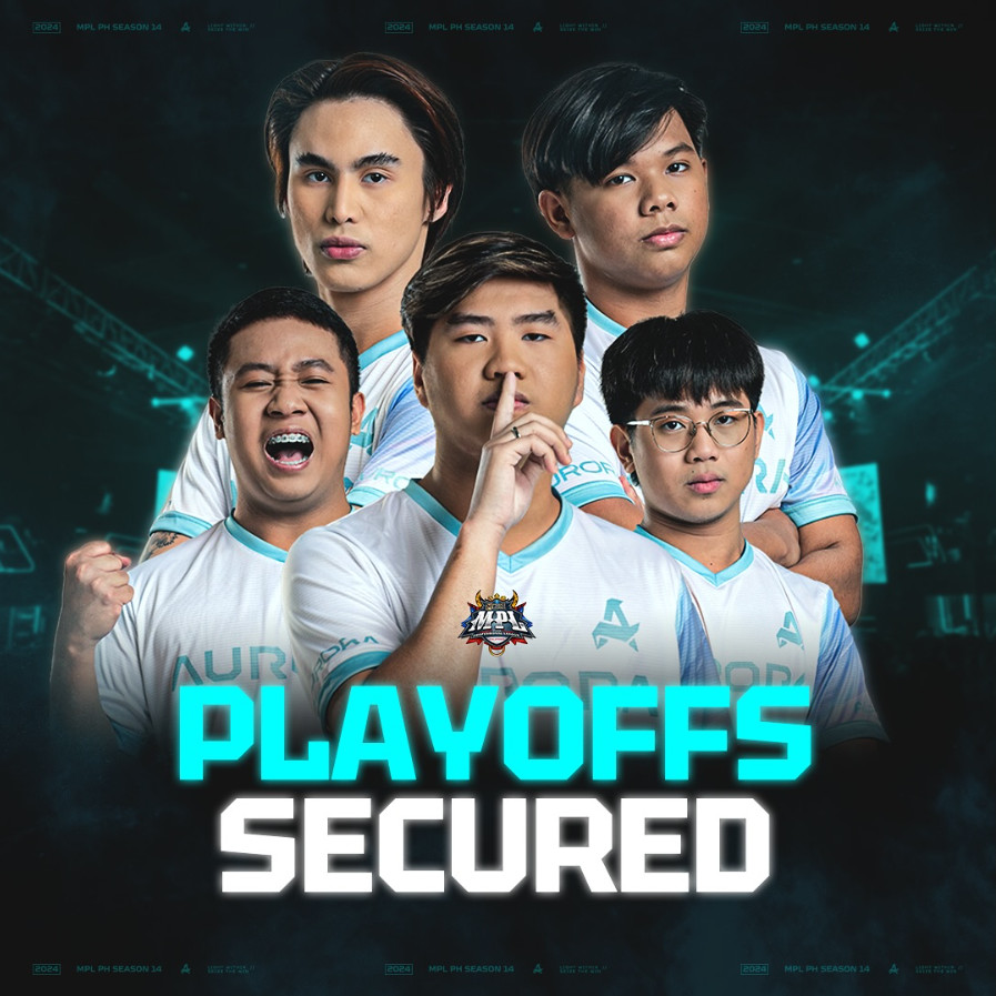 2024 Aurora MPL-PH S14 O-คอ Jersey,ล่าสุด Aurora E-sports เสื้อยืด Unisex ความร้อนระเหิดชายเสื้อ