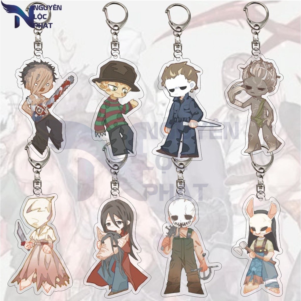 พวงกุญแจโมเดลตัวละครเกม Dead By Daylight nlp