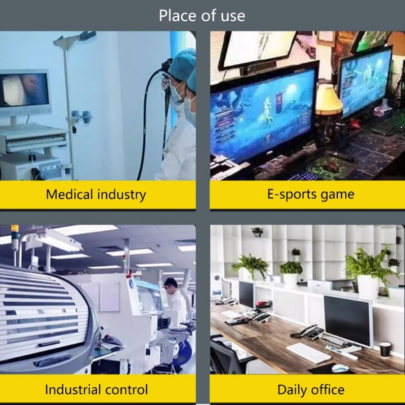 Doublebuy USB Foot Control Pedal USB Foot Pedal Switcher สําหรับเสริมผลผลิตในคอมพิวเตอร์ระดับมืออาชี