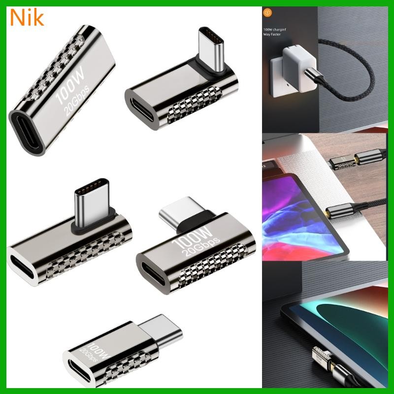 บ.ลค.ศ.tity USB-C 20Gbps Adapter Type-C Chargings Converter USB-C Data Adapter For Laptop hes