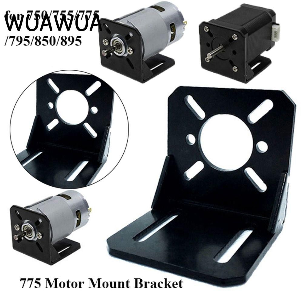 WUAWUA 775Motor Mount Bracket สีดํามัลติฟังก์ชั่นที่นั่งคงที่ Universal DC Motors อะไหล่