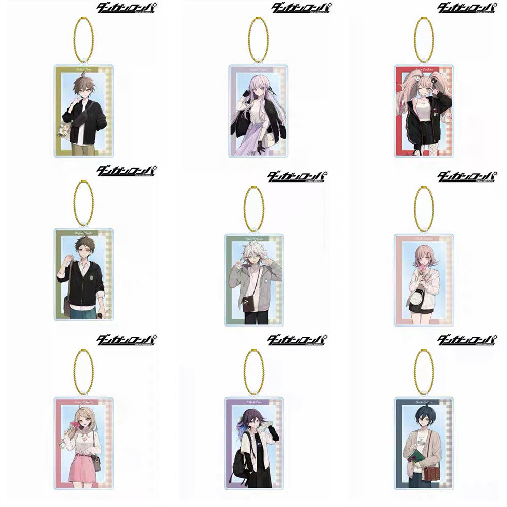 ZY2 Danganronpa อะคริลิค kechain กระเป๋าจี้ป้ายอะนิเมะรุ่นของเล่นขาตั้งแผ่น YZ2