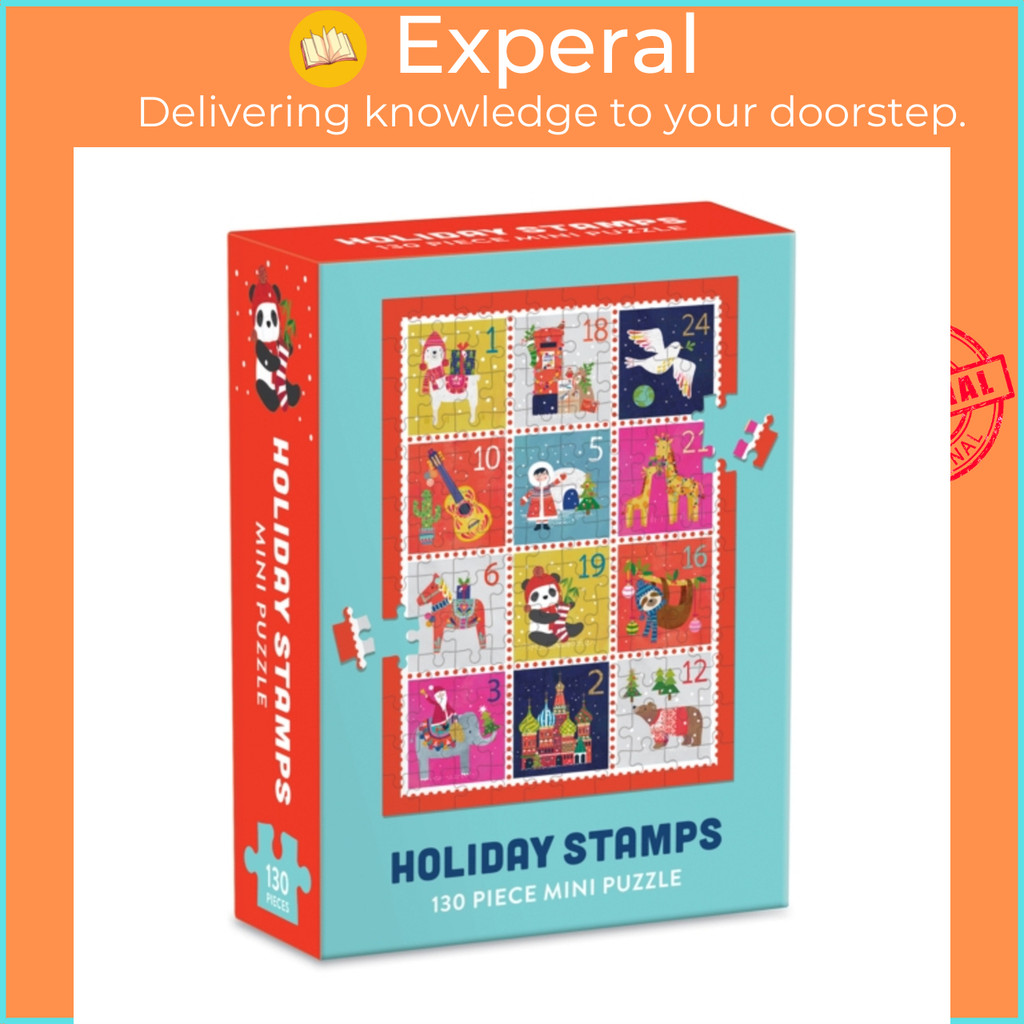 Holiday Stamps Mini Puzzle โดย Galison (ฉบับสหรัฐอเมริกา ปกอ่อน)