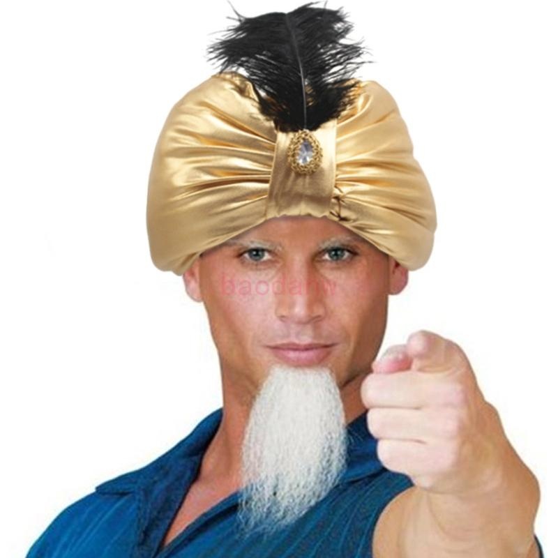 Bdw ตลกคอสเพลย์สําหรับ Prince หมวกอาหรับสไตล์ Photoshoot เครื่องมือแปลกใหม่ Headwear ผู้หญิงผู้ชายวันเกิดฮาโลวีนหมวก