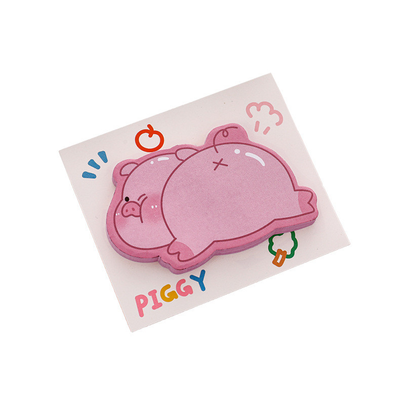 30 ชิ้นสัตว์น่ารัก Sticky Notes น่ารัก Kawaii Sticky กระดาษสนุก Pastel Art Party Self กาว Notepads สําหรับเด็กผู้หญิงโรงเรียนเครื่องเขียนสํานักงาน