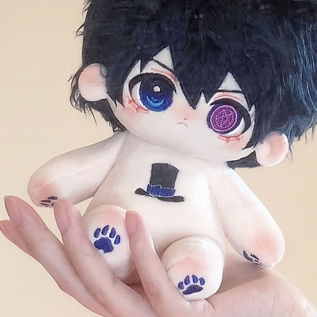 ตุ๊กตาผ้าฝ้าย Black Butler Ciel Phantomhive 20CM พร้อมขายึด
