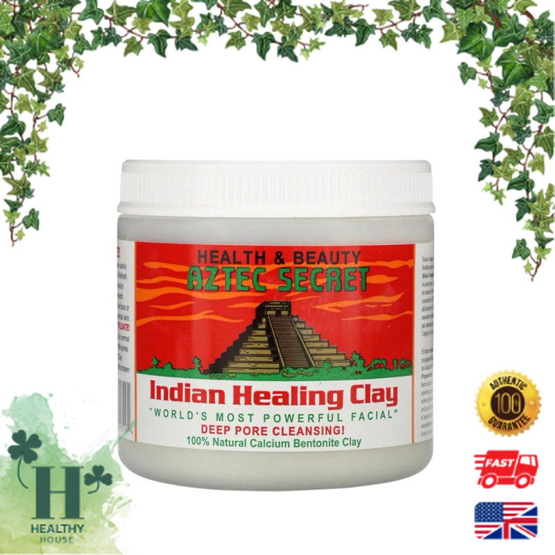 พร้อมส่ง Aztec Secret Indian Healing Clay ผงโคลน ขับพิษสิว ดูดซับของเสียในผิว ทำความสะอาดรูขุมขน