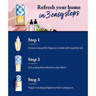 [กดในไลฟ์ลด50%] Bath & Body Works WALLFLOWERS 24ml Wallflower Fragrance Refill น้ำหอมเสียบปลั๊ก น้ำหอมปลั๊ก น้ำหอมบ้าน
