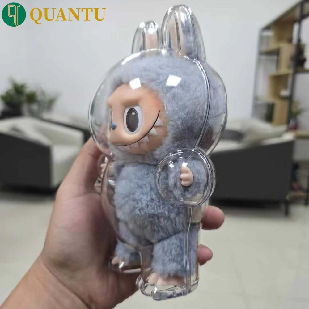 Quantu Labubu Protective Shell กันน้ําป้องกันการสูญหาย|Labubu Storage Bag, Collectible Peadant ป้องกันฝุ่นที่ถอดออกได้โปร่งใสกันฝุ่นกลางแจ้ง
