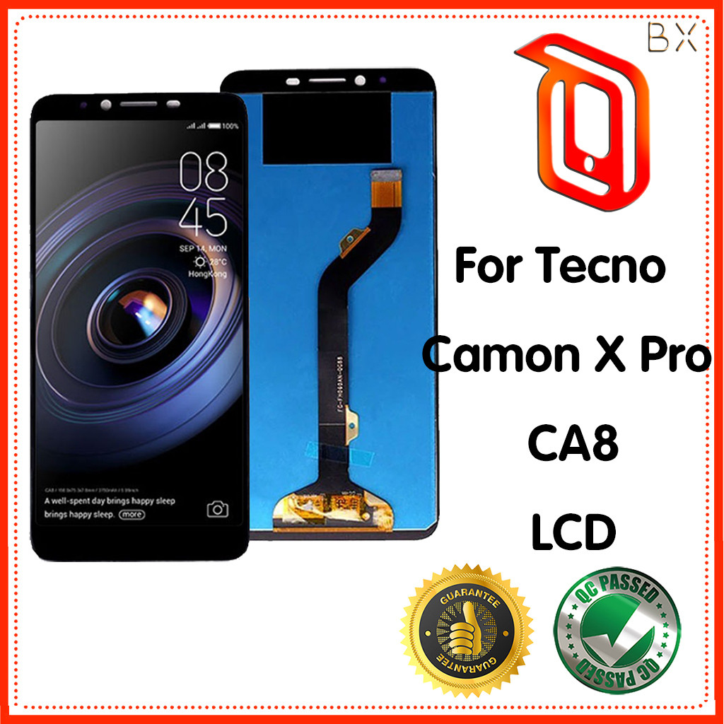 สําหรับ Tecno Camon X Pro CA8 จอแสดงผล LCD พร้อมหน้าจอสัมผัสชุด CA8 หน้าจอ LCD Complete Digitizer เป