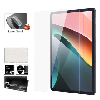 TBTIC ฟิล์มหน้าจอ + ฟิล์มเลนส์สําหรับ Xiaomi Pad 8/7Pro/7 11.2 11 นิ้วกระจกนิรภัยป้องกันหน้าจอ Mi Pad 6Pro/6 Series 2025 2024 2023