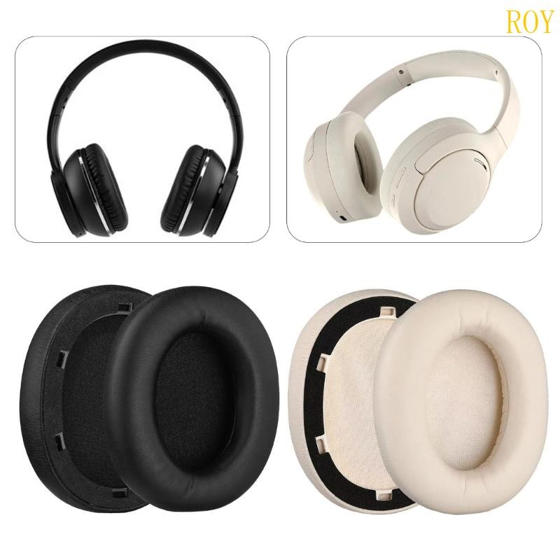 ROY เปลี่ยนแผ่นรองหูฟังสําหรับ Havit H655BTANC หูฟัง Earmuff ที่ครอบหู