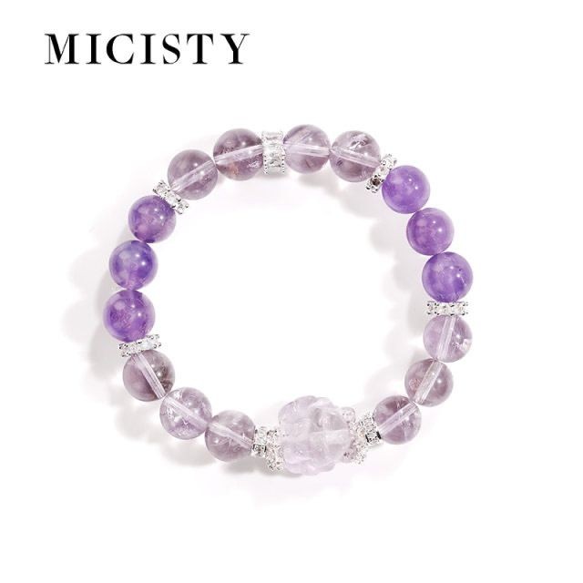 Micisty DaJi Amethyst Bolivia เสริมภูมิปัญญาความนิยม Confidence Love DaJi Amethyst Bolivia คริสตัลฟา