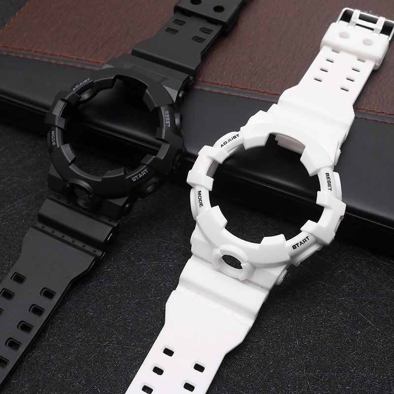 สําหรับ GA-700SK Ice Glacier Resin Band & Case Combo | สายรัดสํารองแบบโปร่งใสฟรอสต์ | อุปกรณ์เสริมนา