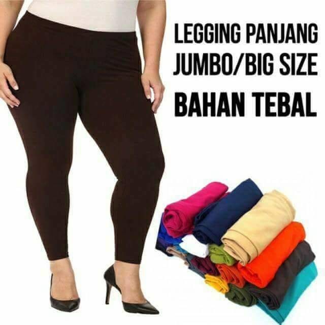 CUCI WAREHOUSE RANDOM LEGGINGS SUPER JUMBO KAOS XXXL BB 81-100 กก.เลกกิ้งสตรีจัมโบ้ lejing กันลื่น