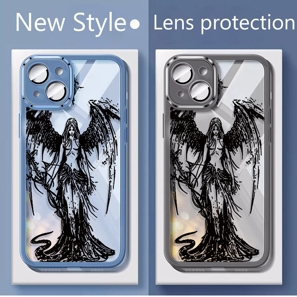 Angel Girl Wings สําหรับ Vivo Y29t Vivo Y29s Y15S Y16 Y17 Y3 Y17S Y18 Y03 Y19 Y19S proCasing Ultra T