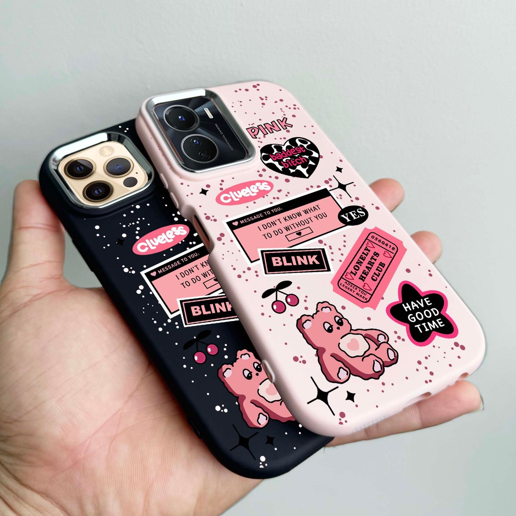 BEAR AESTHETIC สําหรับ REDMI NOTE 14 13 12 11 10 9 9A 9C 9T 10A 10S 12C 13C 14C 15 15C A1 A2 A3 A5 P