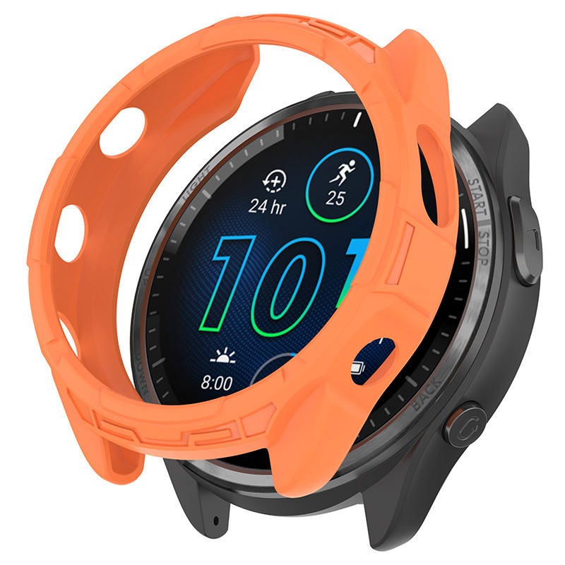 เคสซิลิโคนนุ่มเปลือกน้ําหนักเบาสําหรับ Garmin Forerunner 965 ราคา ถูกที่สุด ดีลบีเคเค แกลเลอรีภาพที่ 5