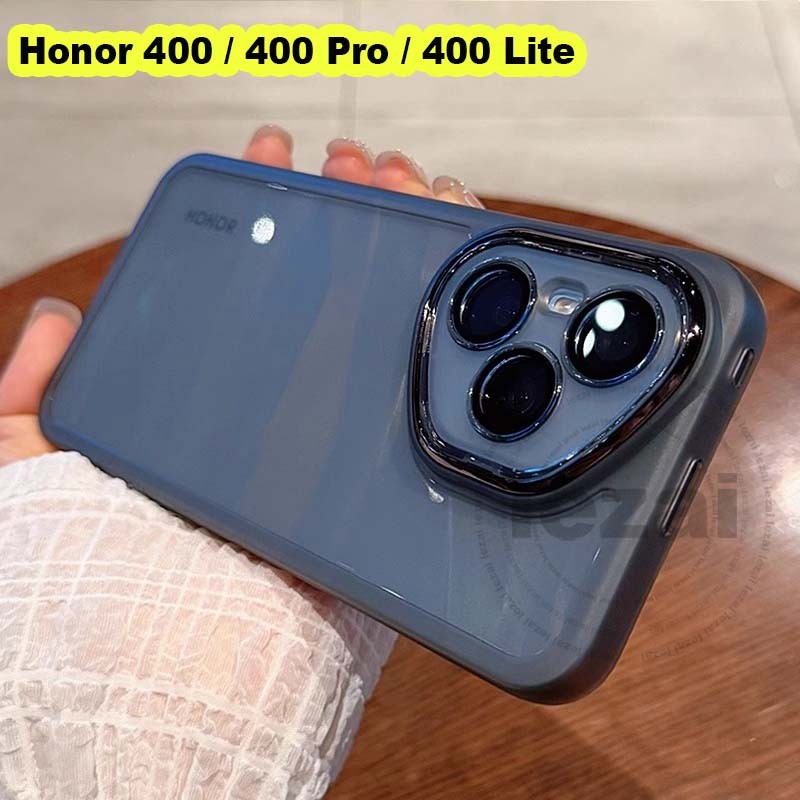 เคสHonor 400 Pro 5GเคสHonor 400Pro 400 Pro 400 Lite 5Gเคส กรณีกล้อง Protector นุ่มกันกระแทก Clear Lu