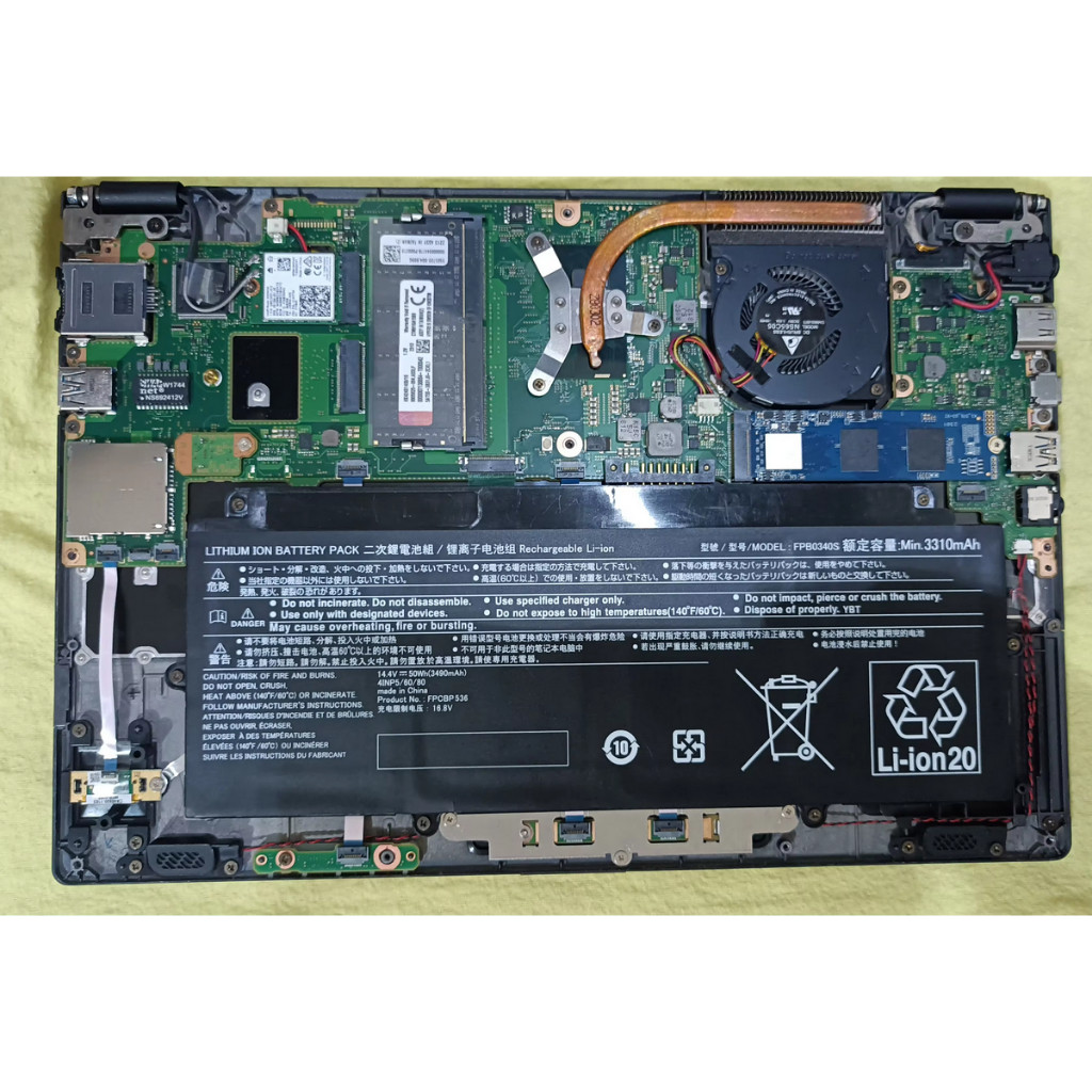 (พรีออเดอร์) แบตเตอรี่ fujitsu uh-x FPCBP536 FPB0340S For Fujitsu LifeBook 9U13A1 U937 U938 U939 U93