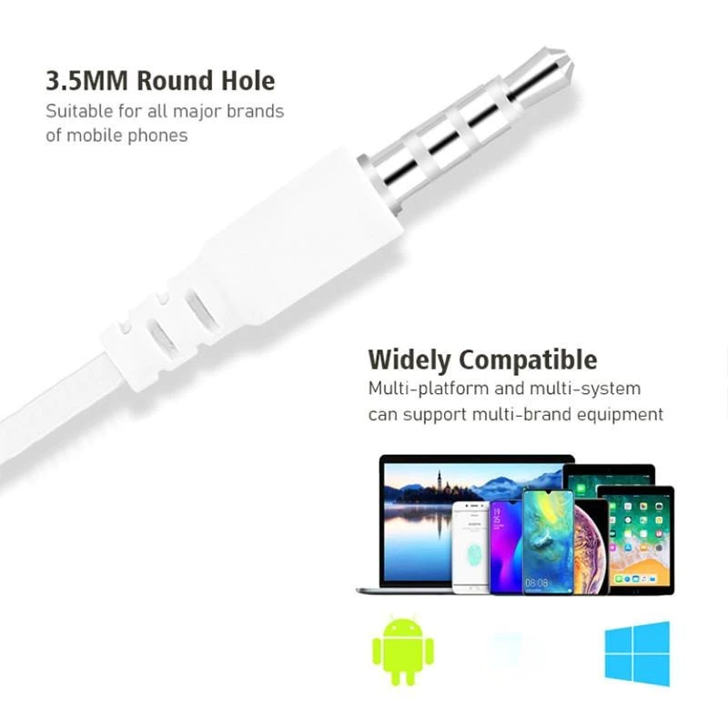 Summer หูฟังมีสาย 3.5mm มีไมโครโฟน ควบคุมเพลงได้ thumbnail 7