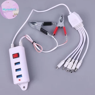 MyriadU 3USB คลิปพร้อมเครื่องชาร์จเครื่องชาร์จโทรศัพท์มือถืออินเทอร์เฟซ USB เครื่องชาร์จโทรศัพท์มือถือแบตเตอรี่สากล TH