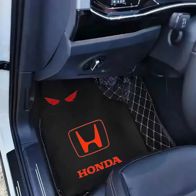 พรมปูพื้นรถยนต์,ด้านหน้าและด้านหลังรถยนต์พรมสําหรับ Honda Civic Fit Jazz Accord Pilot CRV Odyssey Passport City Shuttle