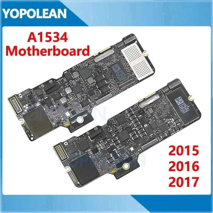A1534 เมนบอร์ดสําหรับ MacBook Retina 12 "A1534 logic board EMC 2746 2991 3099 2015 2016 2017 ปี