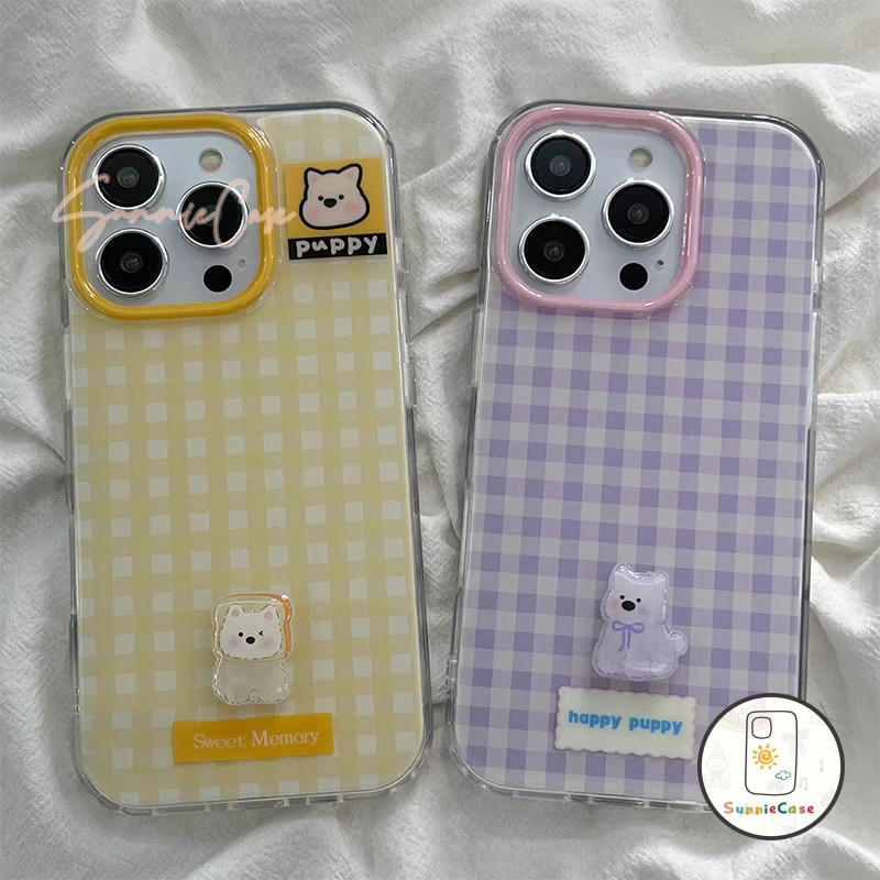 IMD เคสไอโฟน 12 สำหรับ IPhone 16 15 11 13 12 14 Pro Max XS XR X Max 7 15 8 11 13 Plus น่ารัก แฟชั่นย้อนยุค กันกระแทก เคส - รูปที่ 7