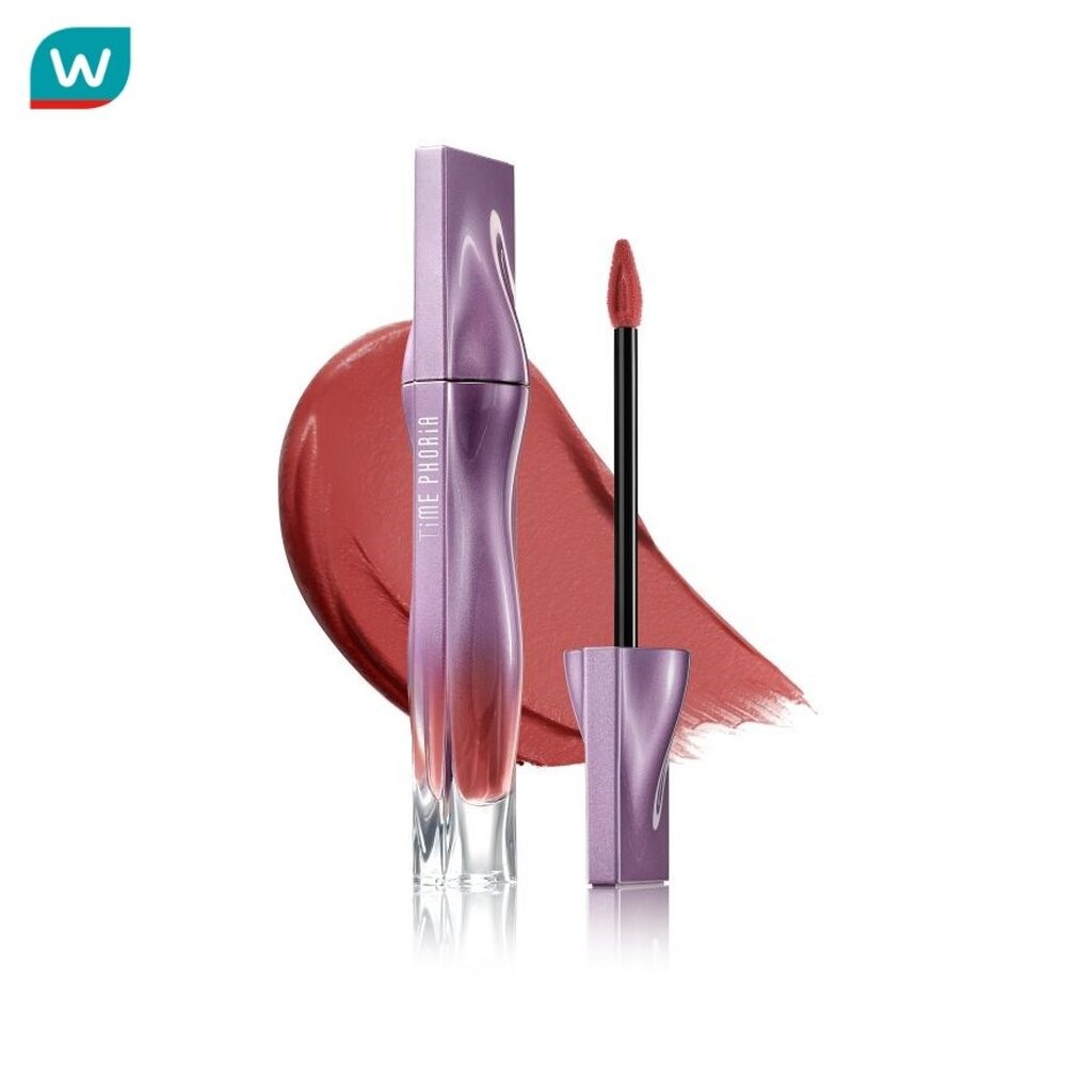 Time Phoria ไทม์ฟอเรีย เนบิวล่า เวลเวท ลิป ครีม 4มล. 01 คอร์ดีเลีย