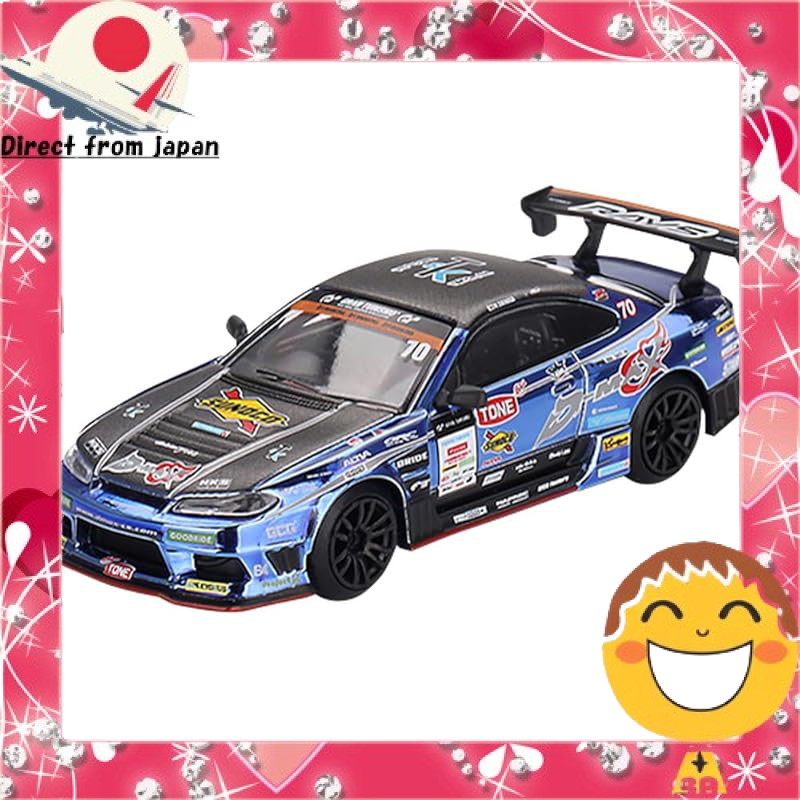 MINI GT 1/64 Nissan Silvia (S15) D1 GP 2023 #70 D-MAX RACING (Right-Hand Drive) Japan Exclusive Fini