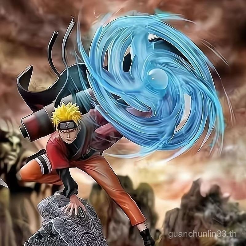 นารูโตะ [เวอร์ชั่นญี่ปุ่น] Spiral Maru up Naruto Ouki รูปฉากประติมากรรมตกแต่งโมเดล Asai