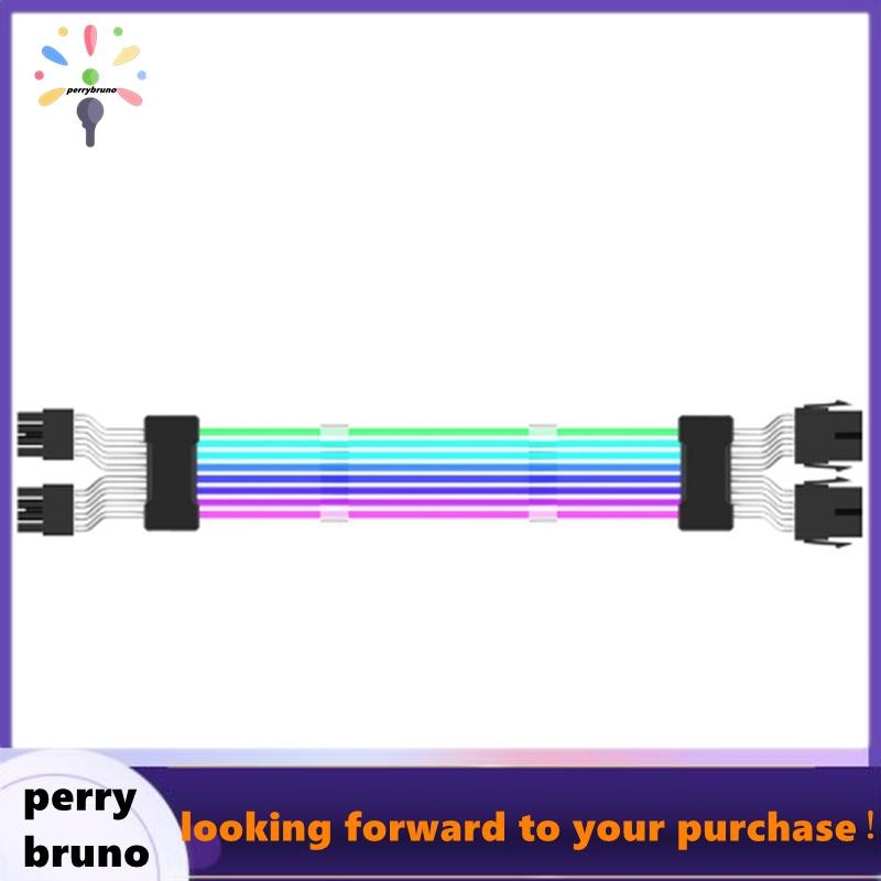 ARGB Power Supply Extension Cable สายไฟเมนบอร์ด RGB Extension Cable สําหรับคอมพิวเตอร์