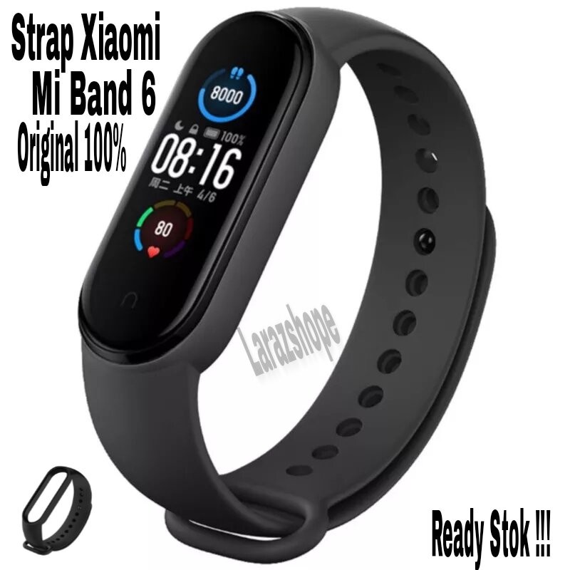 XIAOMI MIBAND6 BAND6 RUBBER BRACELET STRAP ORIGINAL 100% MIJOBS MI BAND 6 BAND 6