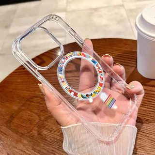 Magnetic Case เคสทรศัพท์ For iPhone 16 Pro 17promax 17 13 11 12 14 15Pro 14promax เคสกันกระแทก รองรับการชาร์จแบบไร้สาย