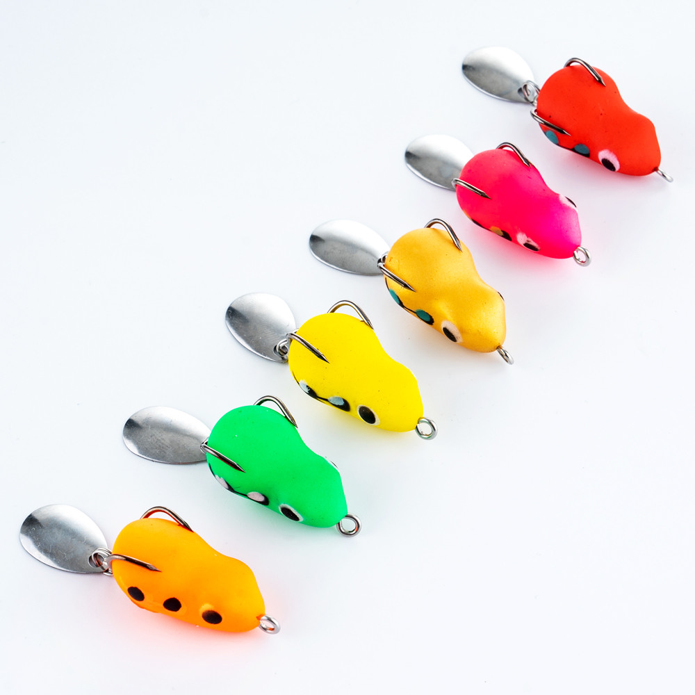 ล่อปลาแบบลอยน้ำ 3D สีสันสดใส 6 สี ขนาด 2.9 ซม. / 3 กรัม ออกแบบมาเพื่อความนุ่มและใช้งานได้นาน เหมาะสำหรับการตกปลาระดับต่างๆ - รูปที่ 6