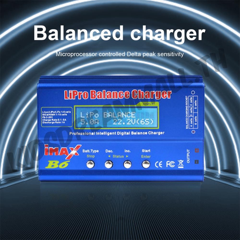 80W Balance Charger Adapter 18V 6A RC Charger สําหรับ NiMH NiCd Pb แบตเตอรี่