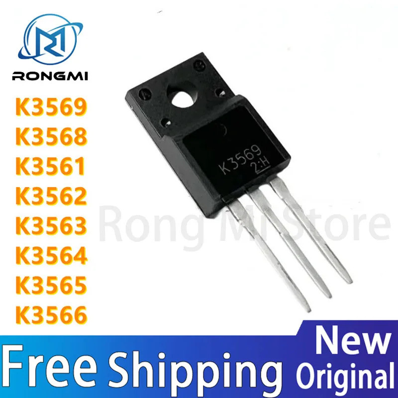 1-5PCS K3569 K3568 K3561 K3562 K3563 K3564 K3565 K3566 TO-220F Field-effect ทรานซิสเตอร์