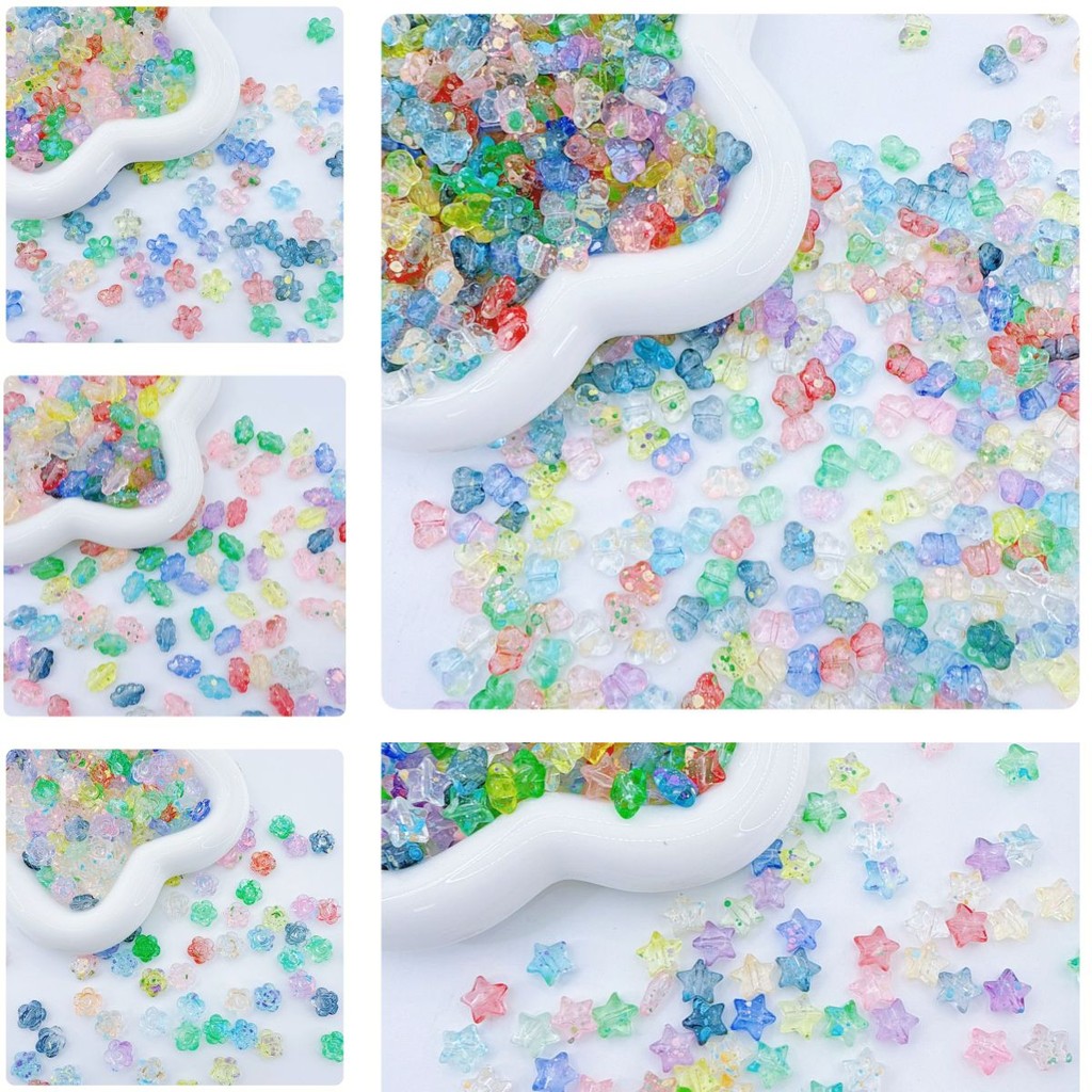 อุปกรณ์เครื่องประดับ DIY ลายจุดและดอกไม้ พร้อมห่วงโซ่มือถือและสร้อยคอ
