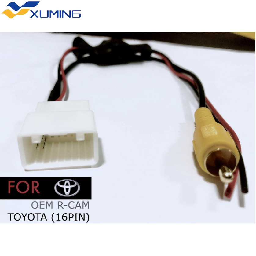 XM สายปลั๊กกล้องถอยหลังสําหรับ TOYOTA (2010-2015) ( 16 PIN )