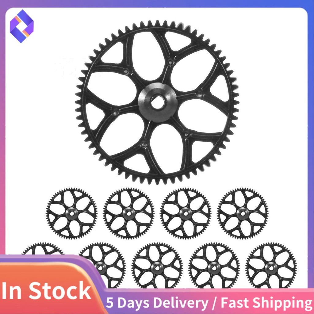 10 ชิ้นเกียร์หลักสําหรับ V911S V977 V988 V930 V966 XK K110 RC เฮลิคอปเตอร์เครื่องบิน Drone อะไหล่อุป