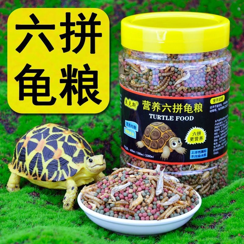 小乌龟饲料通用龟龟粮鱼干虾干幼龟巴西龟草龟龟料颗粒专用食物粮Common turtle feed, turtle food, dried fish, dried shrimp, juvenile202