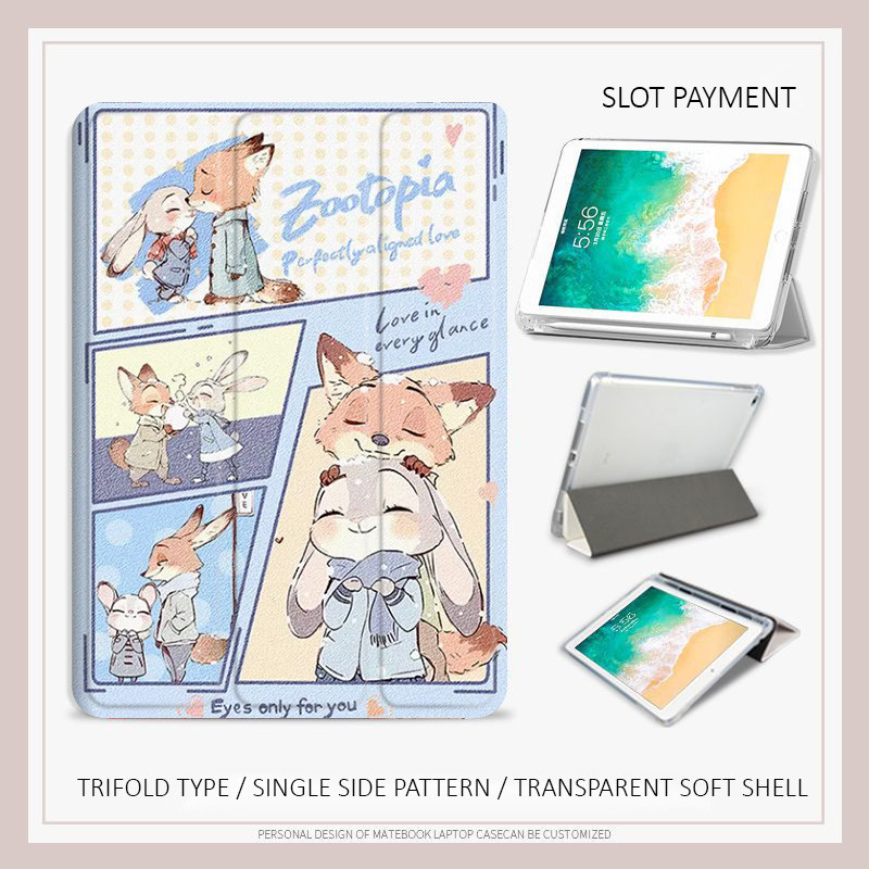 Zootopia case iPad air7 air4/5/6 10.2 gen7/8/9 mini4/5/6/7 8 case iPad new pro11 pro12.9 pro13 gen10 gen11 A16 air 11 Disney case