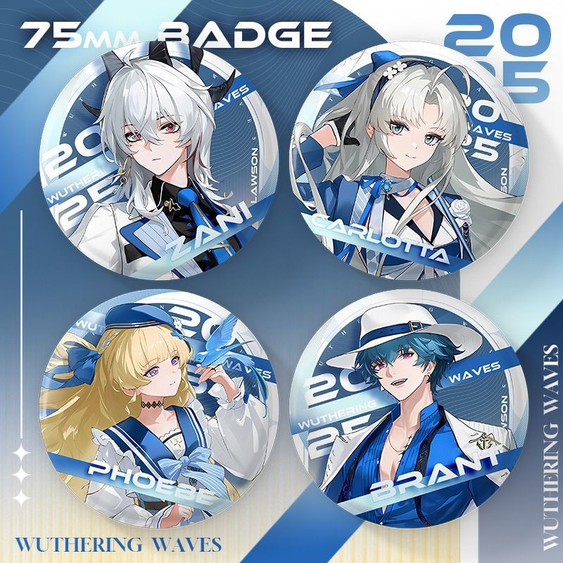 Wuthering Waves/zani/เกมนารูโตะ Phoebe zani Brent 58mm Badge/dfds