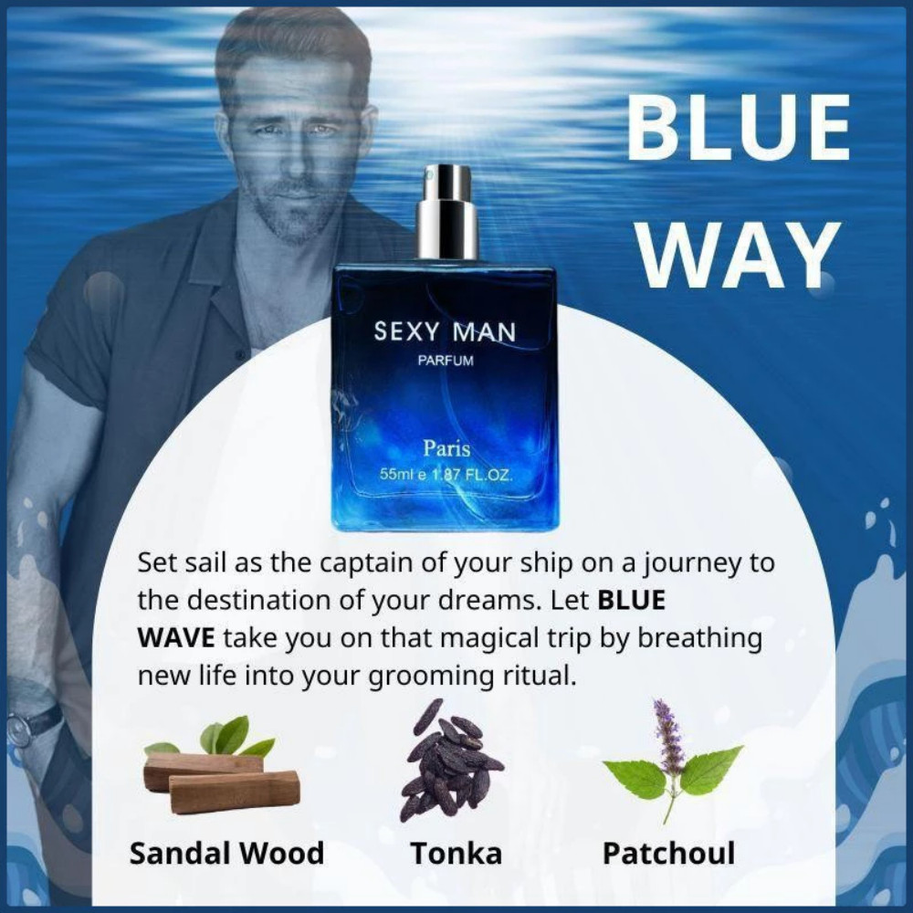 น้ำหอมผู้ชายสำหรับสปอร์ต SEXY MAN 55 ML กลิ่นหอมติดทน ให้ลุคผู้ชายที่เหมือนอาบน้ำวันละหลายๆรอบ - รูปที่ 3