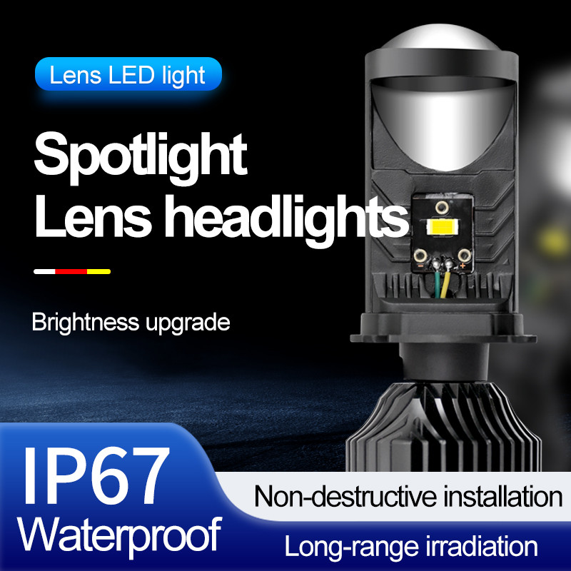 iuggyit หลอดไฟรถยนต์ หลอดไฟ LED H4 LED หลอดไฟ ไฟหน้าหลอดไฟ