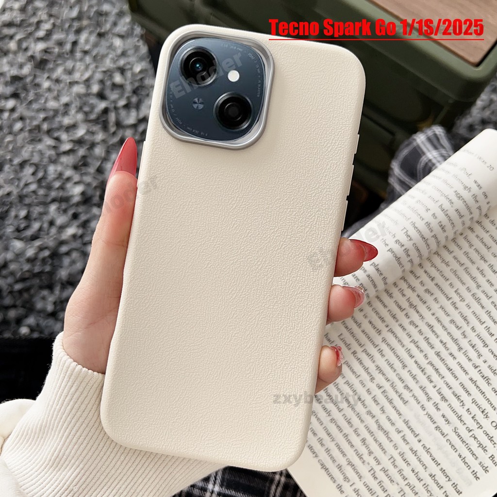 ปลอกสําหรับ Tecno Spark Go 1S 1 40C 2025 4G 5G กรณีหนัง Soft Matte ป้องกันสําหรับ Spark1 Spark1S GOS