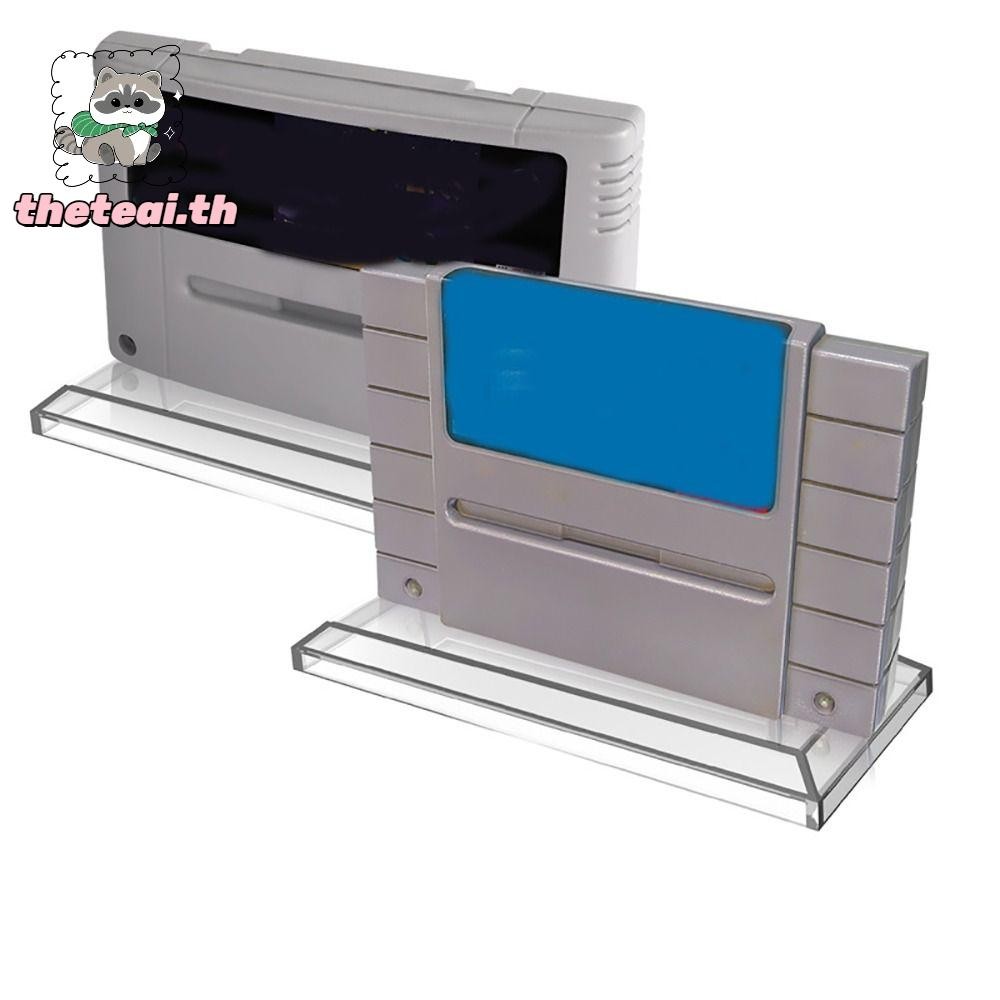 ขาตั้งตลับเกม THETEAI, ขาตั้งการ์ดเกมอะคริลิค, ที่ใส่ตลับเกม DIY ดั้งเดิมสําหรับ SNES/SNES