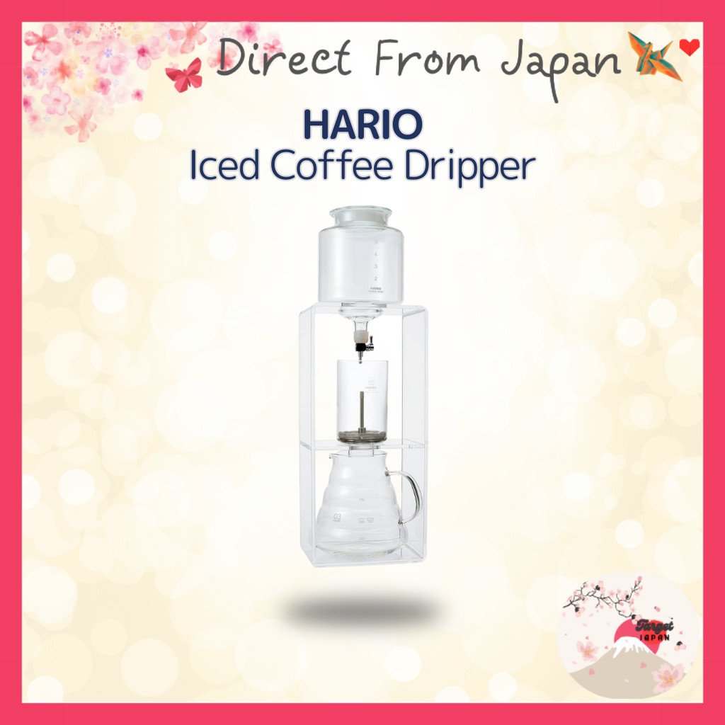 HARIO Cold Brew Water Dripper WDCR-6 – Clear Iced Coffee Maker for 2–6 Cups
