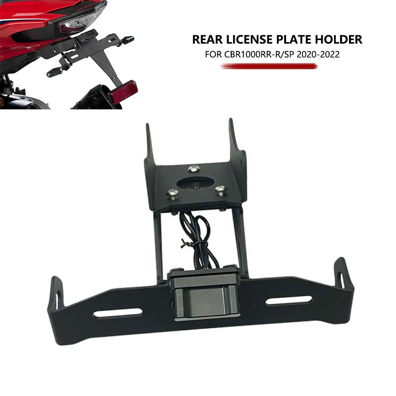 GF For Honda CBR1000RR CBR 1000 RR RA Fireblade SP 2017 2018 2019-2022 License Plate Frame Holder Br